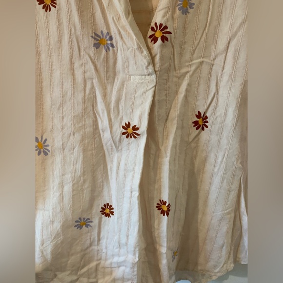 Size S Madewell cotton floral blouse - Picture 4 of 8